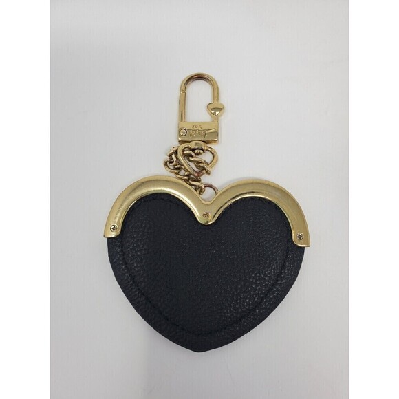 BETSEY JOHNSON Y2K SMALL CLUTCH WRISTLET ACCESSORY BAG & BLACK HEART PURSE CHARM - Picture 13 of 16